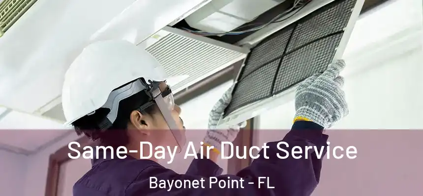 Same-Day Air Duct Service Bayonet Point - FL